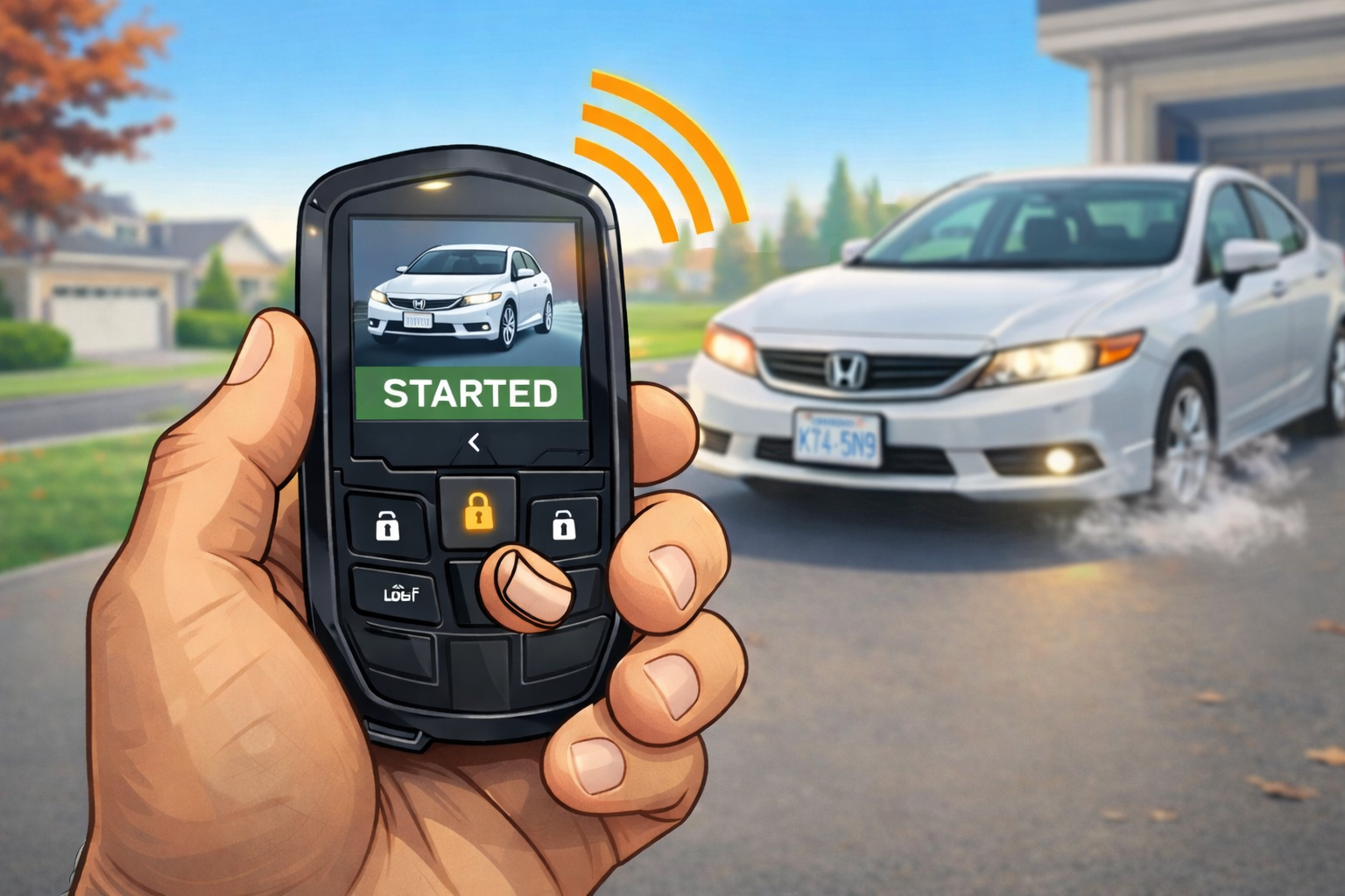 Remote starter - banner